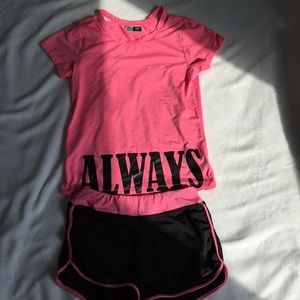 Performance girls set